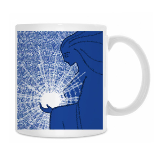 Кружка с принтом Солнце и Луна