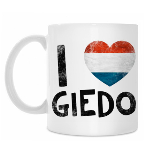 Кружка с принтом I LOVE GIEDO