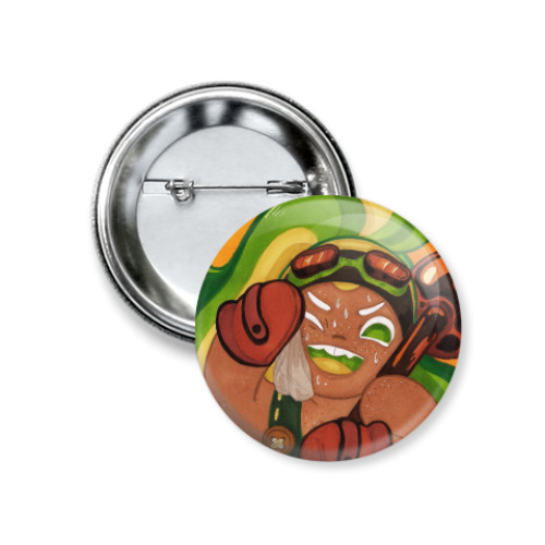 Значок 37мм с принтом Cookie Run