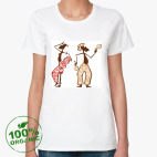 Женская футболка органик