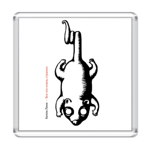 Магнит с принтом  Линк - странно