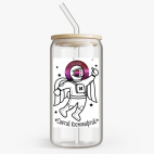 Банка с бамбуковой крышкой