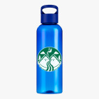 Прозрачная спортивная бутылка