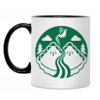 Кружка двухцветная