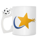 Кружка с футбольным мячиком