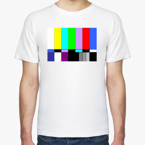 Футболка с принтом TVColorBars