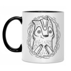 Кружка двухцветная