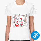 Женская спортивная футболка