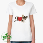 Женская футболка органик