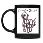 Кружка цветная UV-DTF