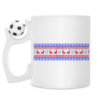 Кружка с футбольным мячиком