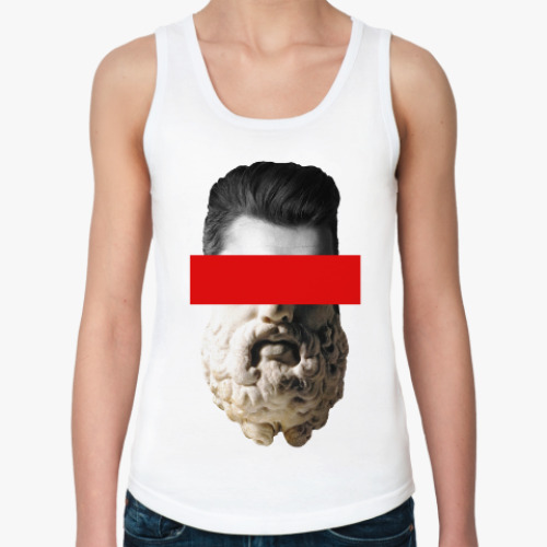 Женская майка с принтом Современность