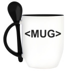 Кружка с ложкой