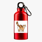 Металлическая бутылка 400 мл UV-DTF