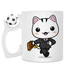 Кружка с футбольным мячиком