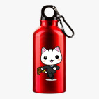 Металлическая бутылка 400 мл UV-DTF