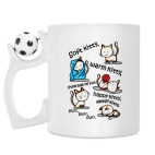 Кружка с футбольным мячиком