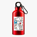 Металлическая бутылка 400 мл UV-DTF