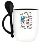 Кружка с ложкой