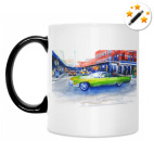 Крутая машина на 14-ой улице Нью Йорка