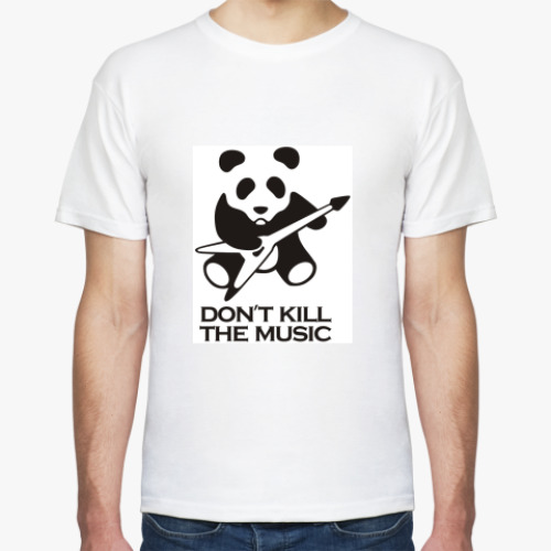 Футболка с принтом Don't Kill The Music