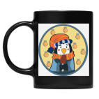 Кружка цветная UV-DTF