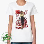 Женская футболка органик