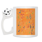 Кружка с футбольным мячиком