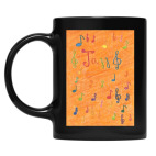 Кружка цветная UV-DTF