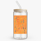 Банка с бамбуковой крышкой