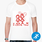 Мужская спортивная футболка