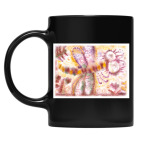 Кружка цветная UV-DTF