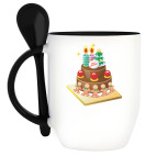 Кружка с ложкой