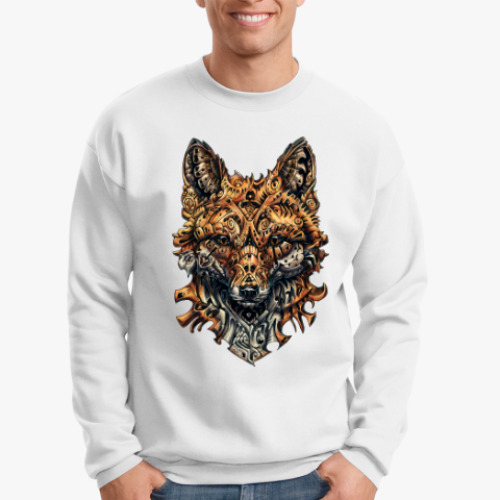 Свитшот с принтом Mechanical Fox