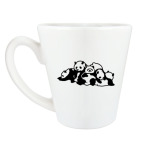 Кружка латте (360 мл) Панды