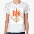 Классическая женская футболка Rock Love