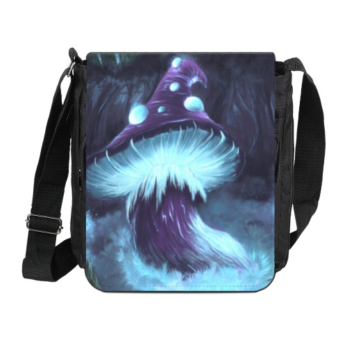 Сумка на плечо (мини-планшет) с принтом Фэнтези Гриб