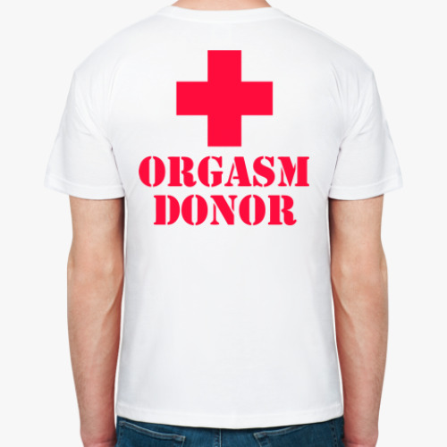 Футболка с принтом Donor