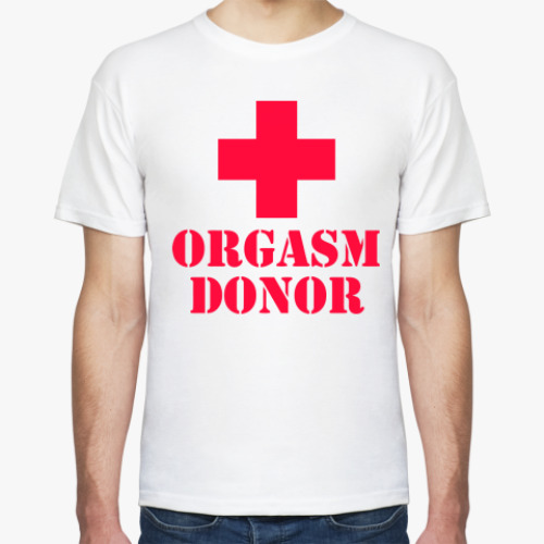 Футболка с принтом Donor
