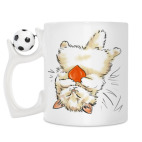 Кружка с футбольным мячиком