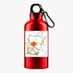 Металлическая бутылка 400 мл UV-DTF