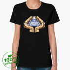 Женская футболка органик