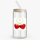 Банка с бамбуковой крышкой