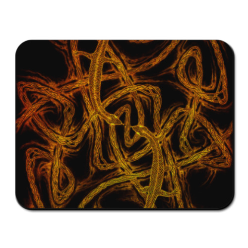 Коврик для мыши с принтом Neuro lizards