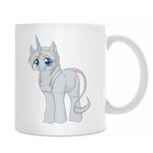 Кружка с принтом единорог