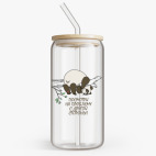 Банка с бамбуковой крышкой