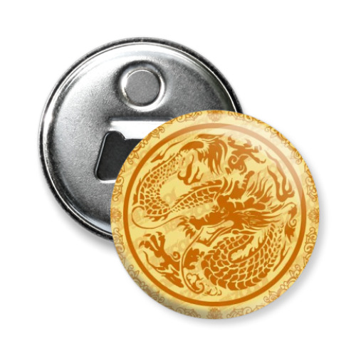 Магнит-открывашка с принтом Дракон