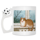 Кружка с футбольным мячиком