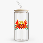 Банка с бамбуковой крышкой