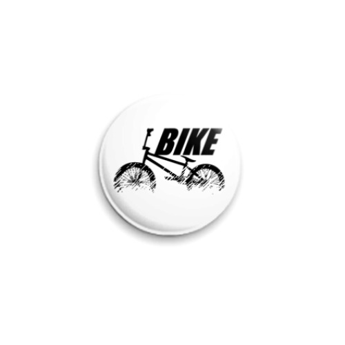 Значок 25мм с принтом Bike